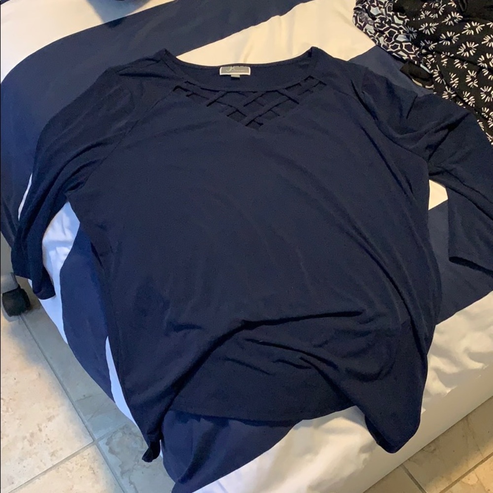 navy comfortable shirt